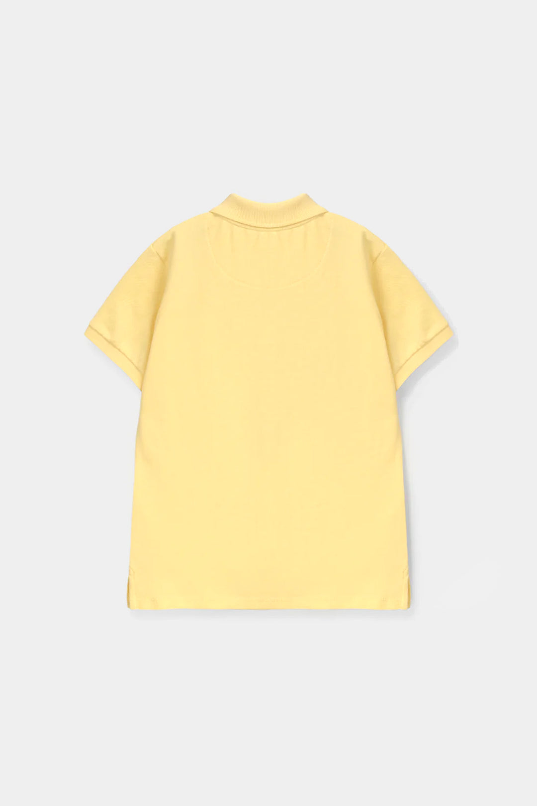 Boys Cotton PK Polo Basic - Yellow
