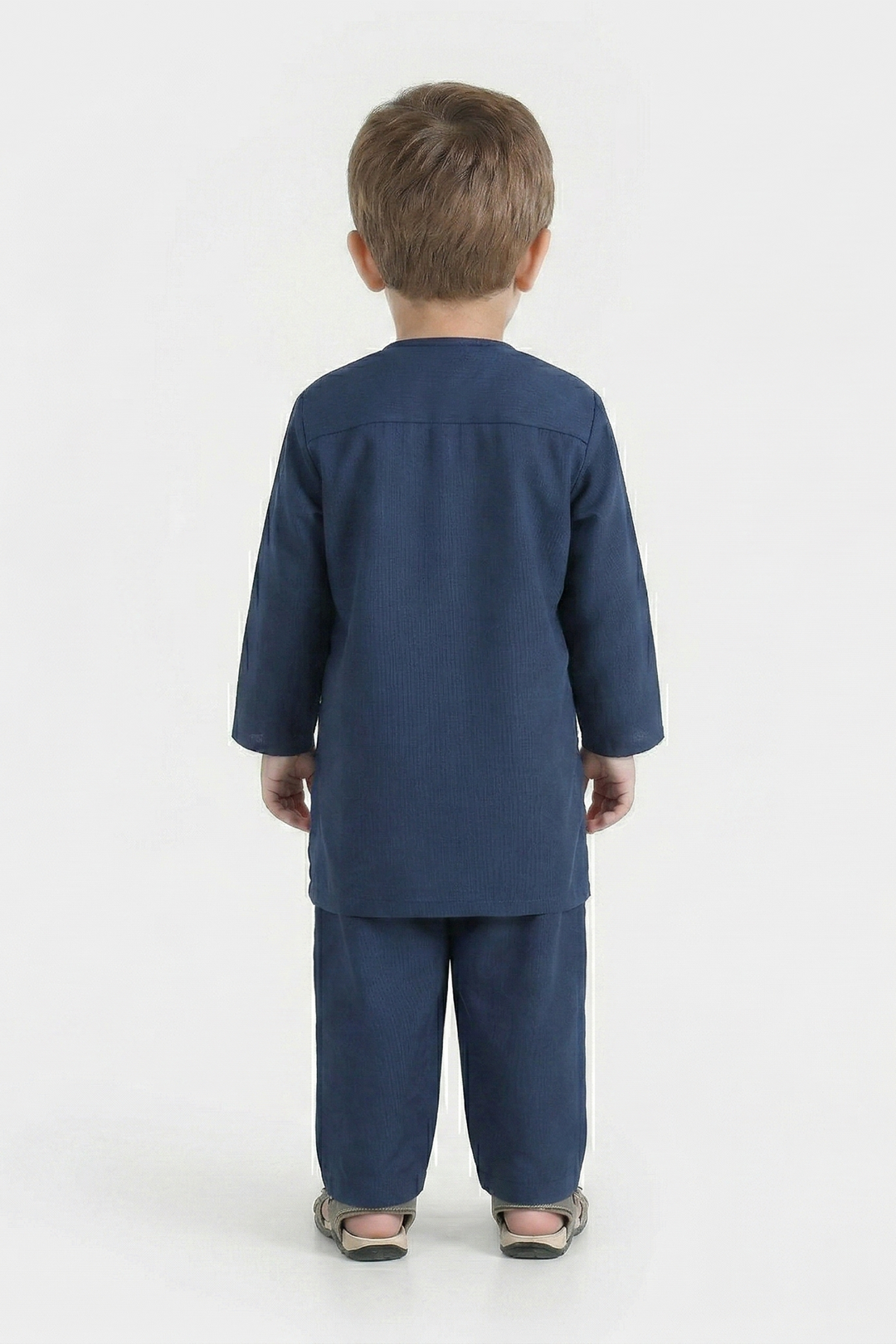 Infant Boys Poly Viscose Blended Suit 2 Piece (Blended) - Blue