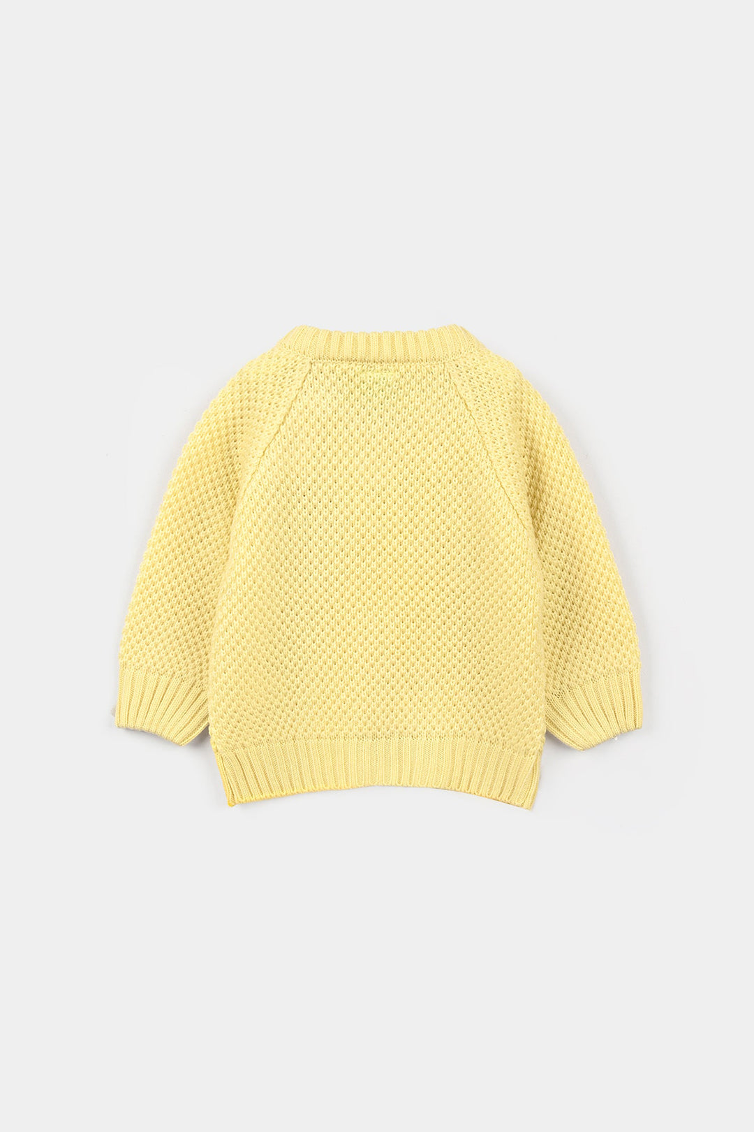 Infant Boys Acrylic Sweater-Player - Yellow
