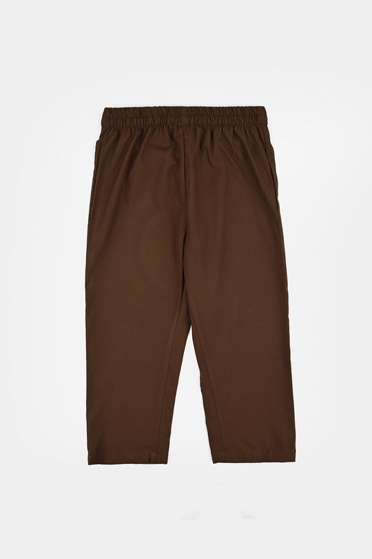 Boys Poly Viscose 3Piece (Coca Brown)