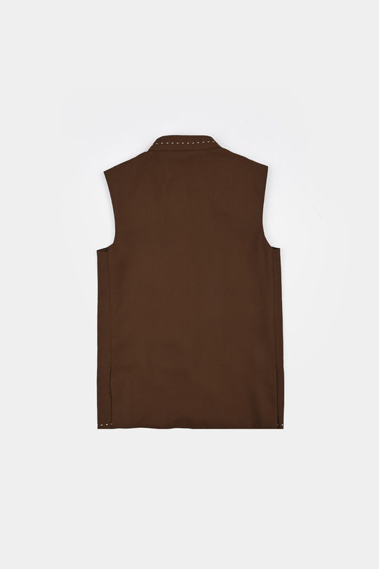 Boys Poly Viscose 3Piece (Coca Brown)