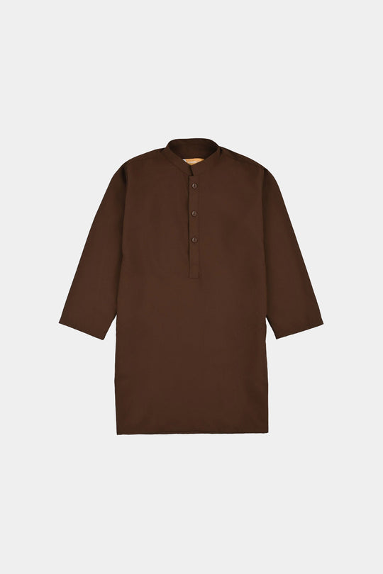 Boys Poly Viscose 3Piece (Coca Brown)