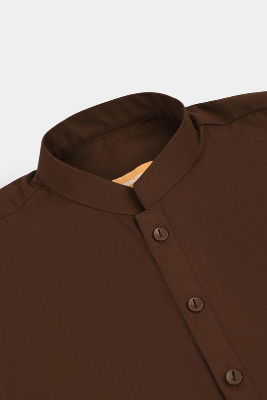 Boys Poly Viscose 3Piece (Coca Brown)