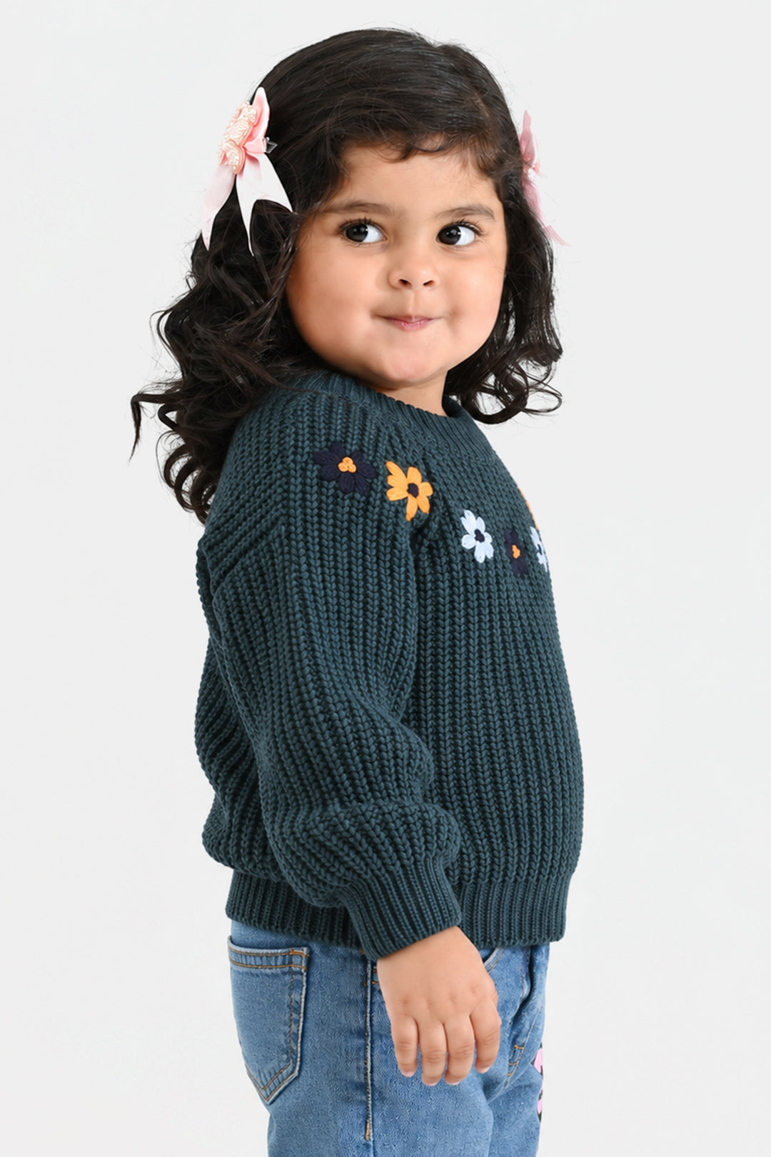 Infant Girls Acrylic Sweater