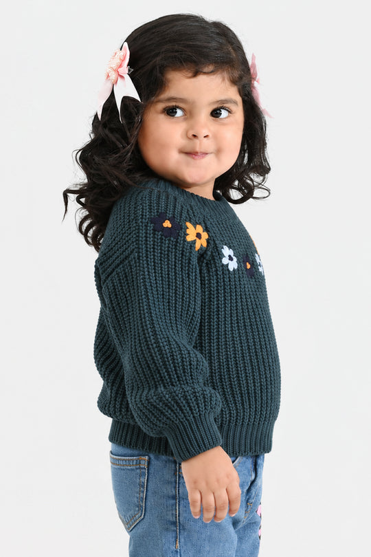 Infant Girls Acrylic Sweater