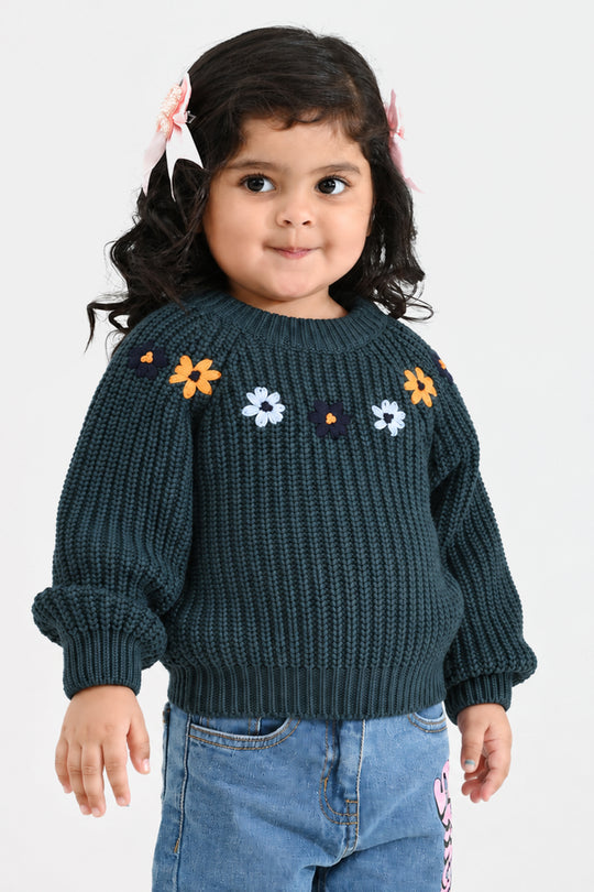 Infant Girls Acrylic Sweater