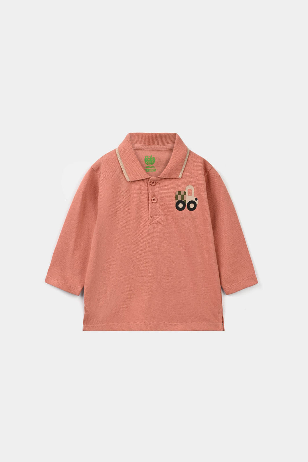 Infant Boys Cotton PK Polo F/S Toy Truck