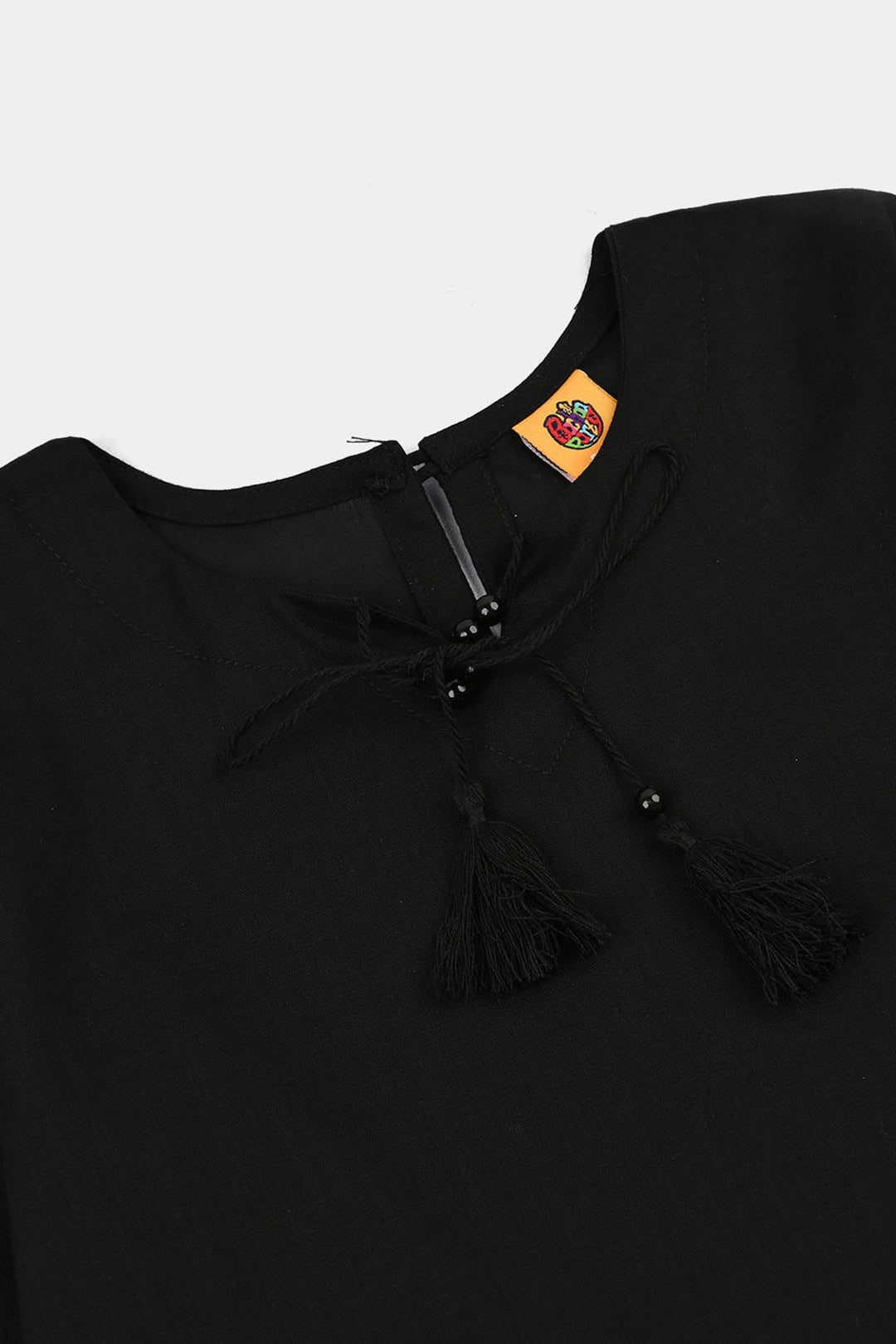 Girls Cotton 2Pcs Basic-Black
