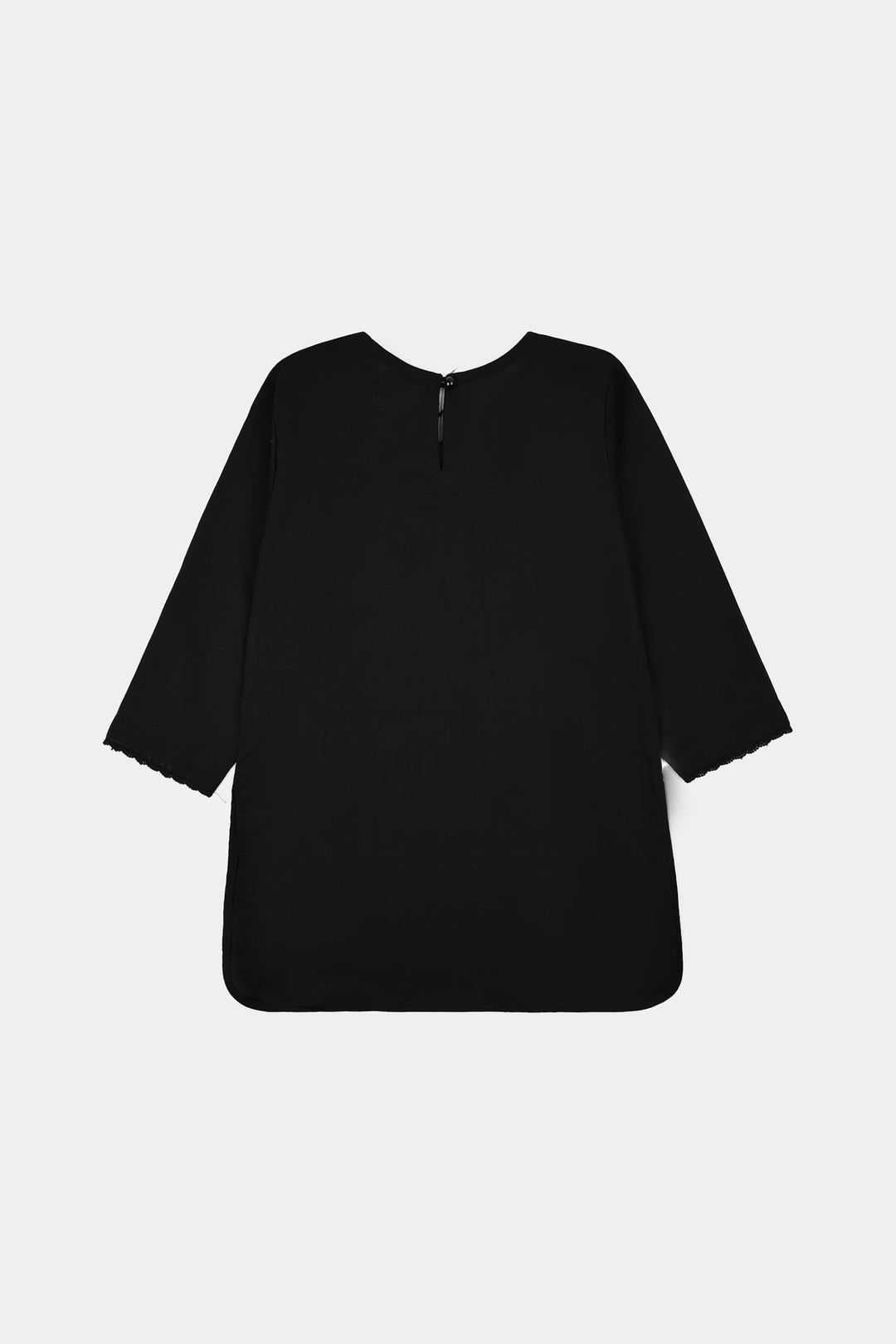 Girls Cotton 2Pcs Basic-Black