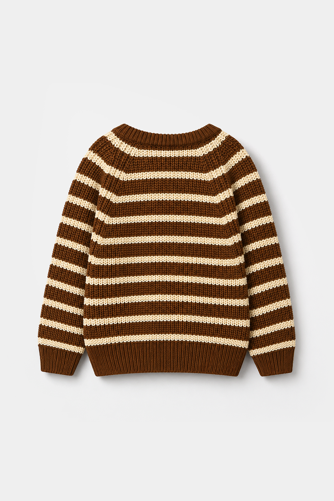 Boys Acrylic Sweater - Brown