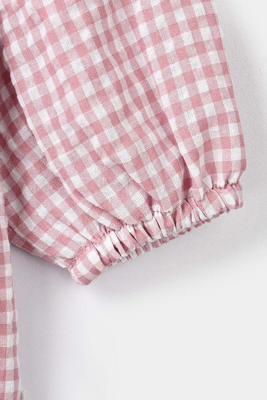 Infant Girls Cotton Casual Top Candy - Pink