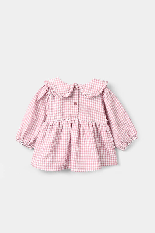 Infant Girls Cotton Casual Top Candy - Pink