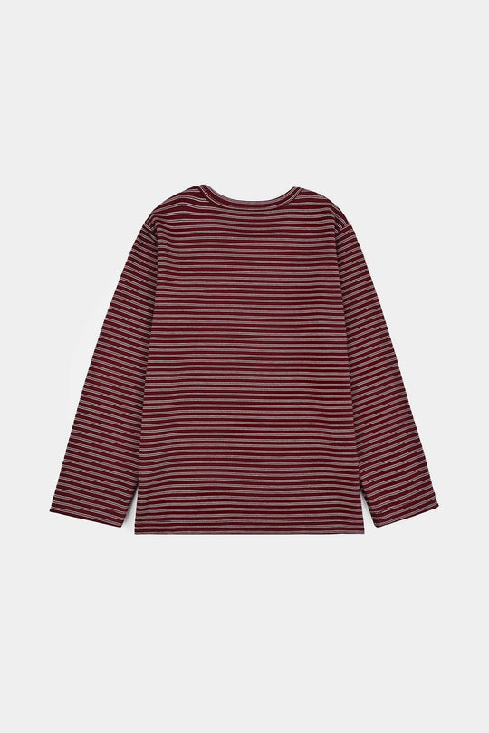 Boys 2x1 Rib T-Shirt F/S Epic Mood-RED
