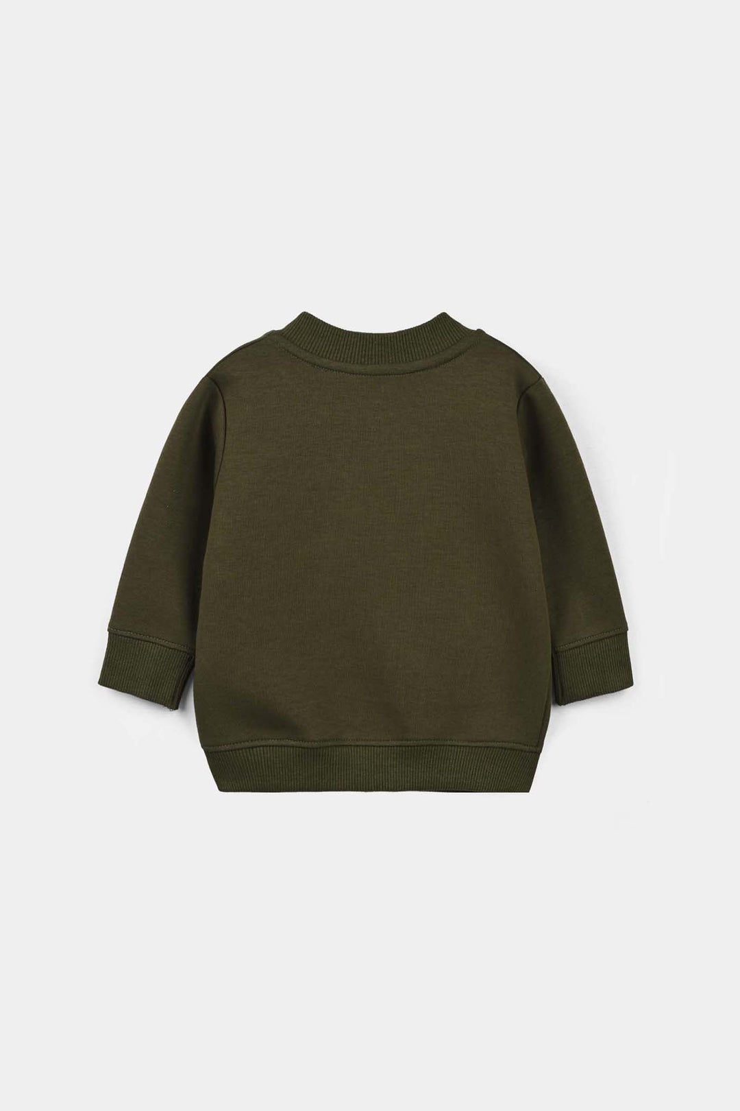 Infant Boys Velour 2 Pcs Suit Atheletic Club - Green