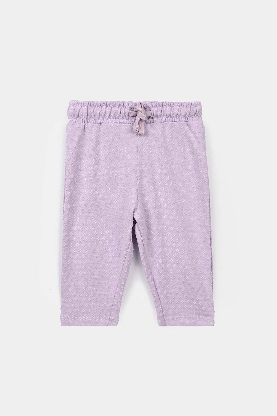 Infant Girls Cotton Jersey 2Pcs Suit Bloom-Purple