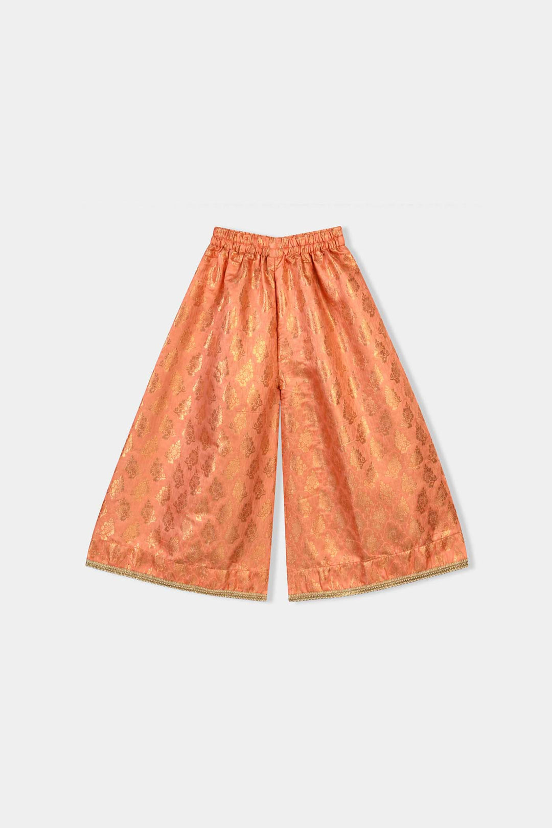 Girls Velvet 3Pcs Shahi-Green