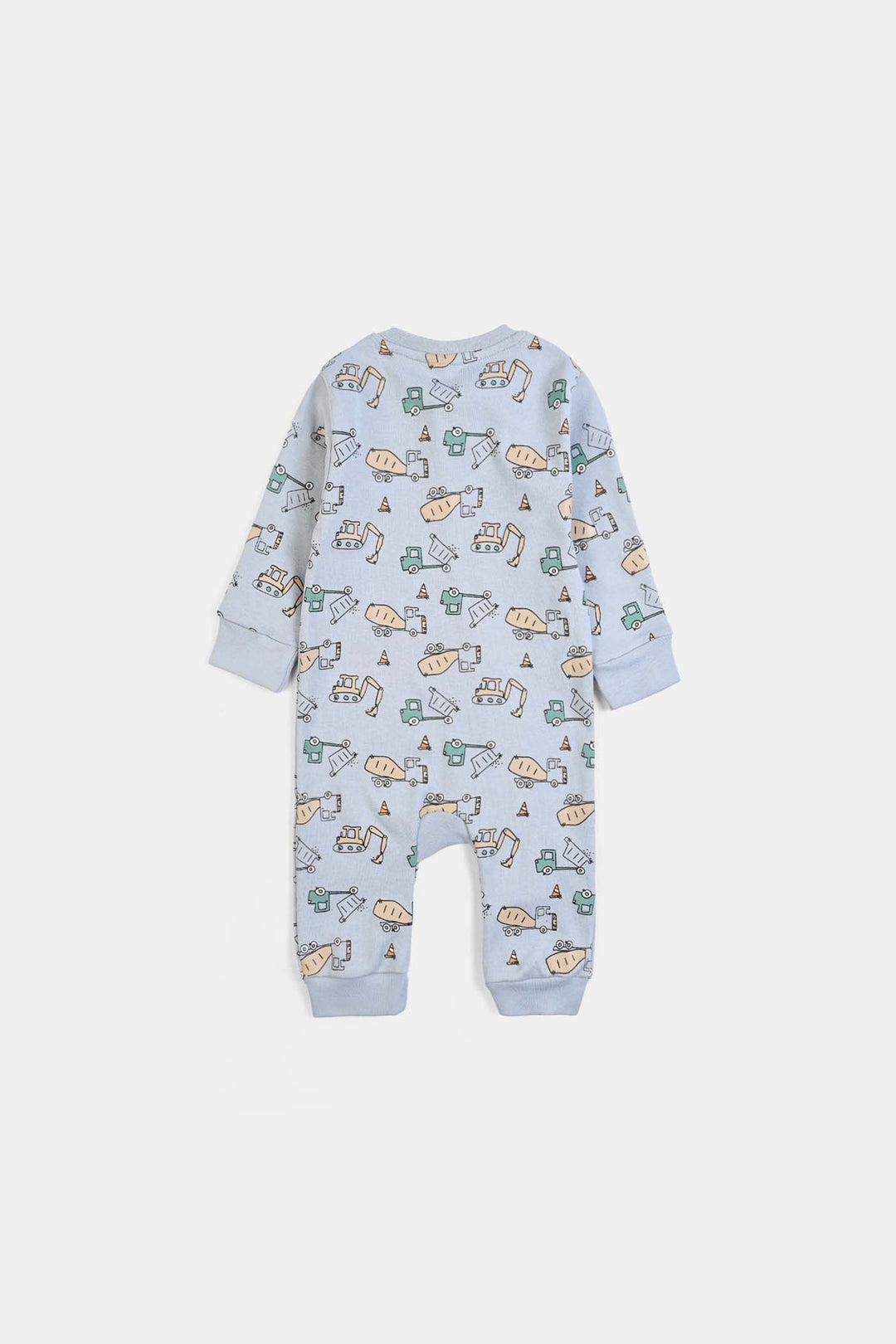 Infant Boys Cotton Interlock Knitted Romper Little Worker