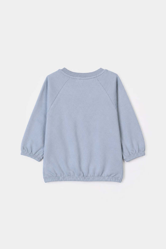 Infant Boys Cotton Interlock Knitted Suit NYC-Blue