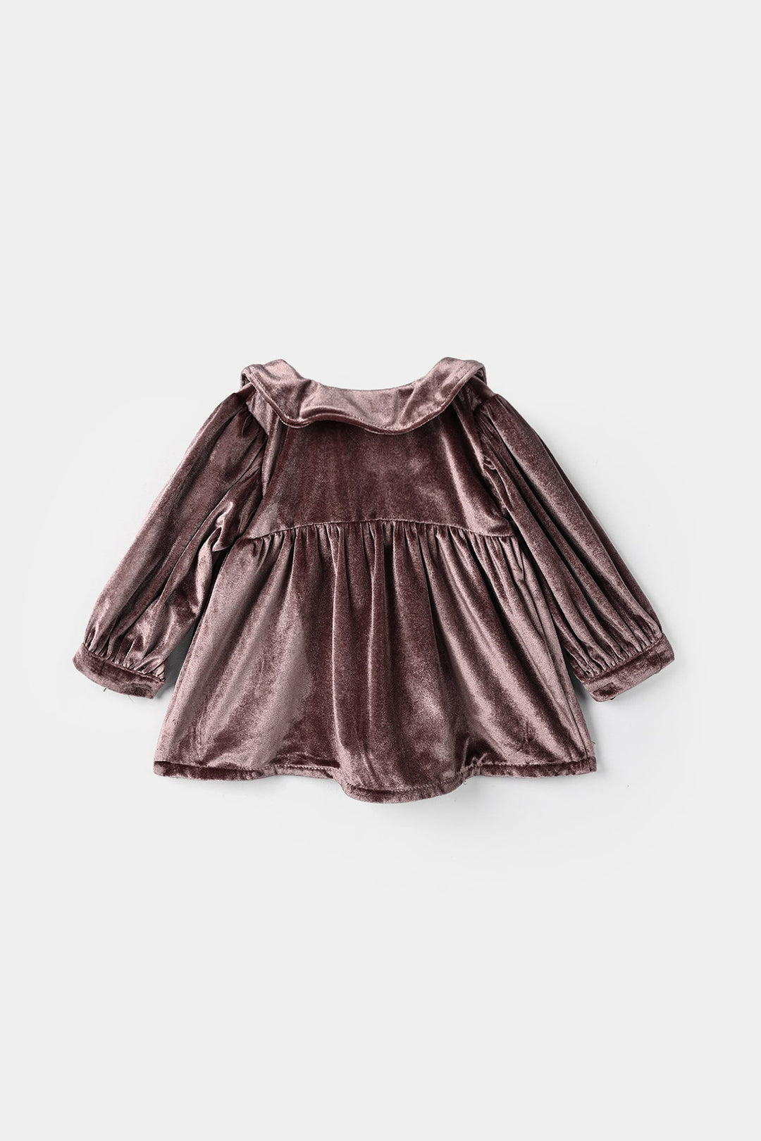 Infant Girls Velvet Casual Top Tulip