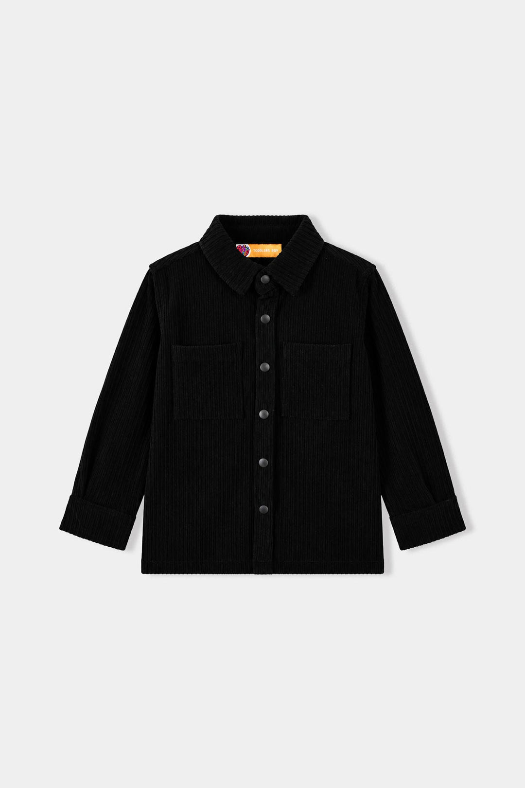 Boys Corduroy Woven Suit-Black