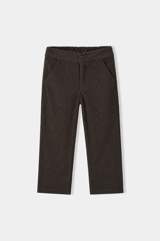 Boys Corduroy Woven Suit-Green