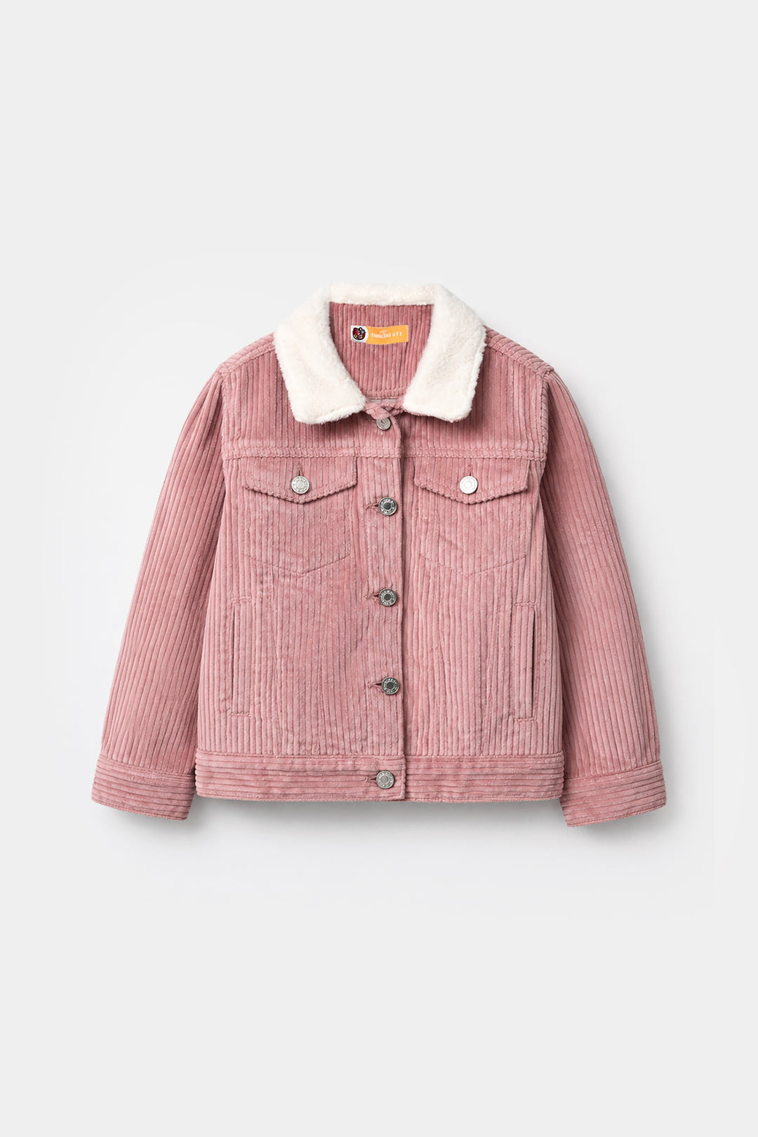 Girls Corduroy Jacket Pink