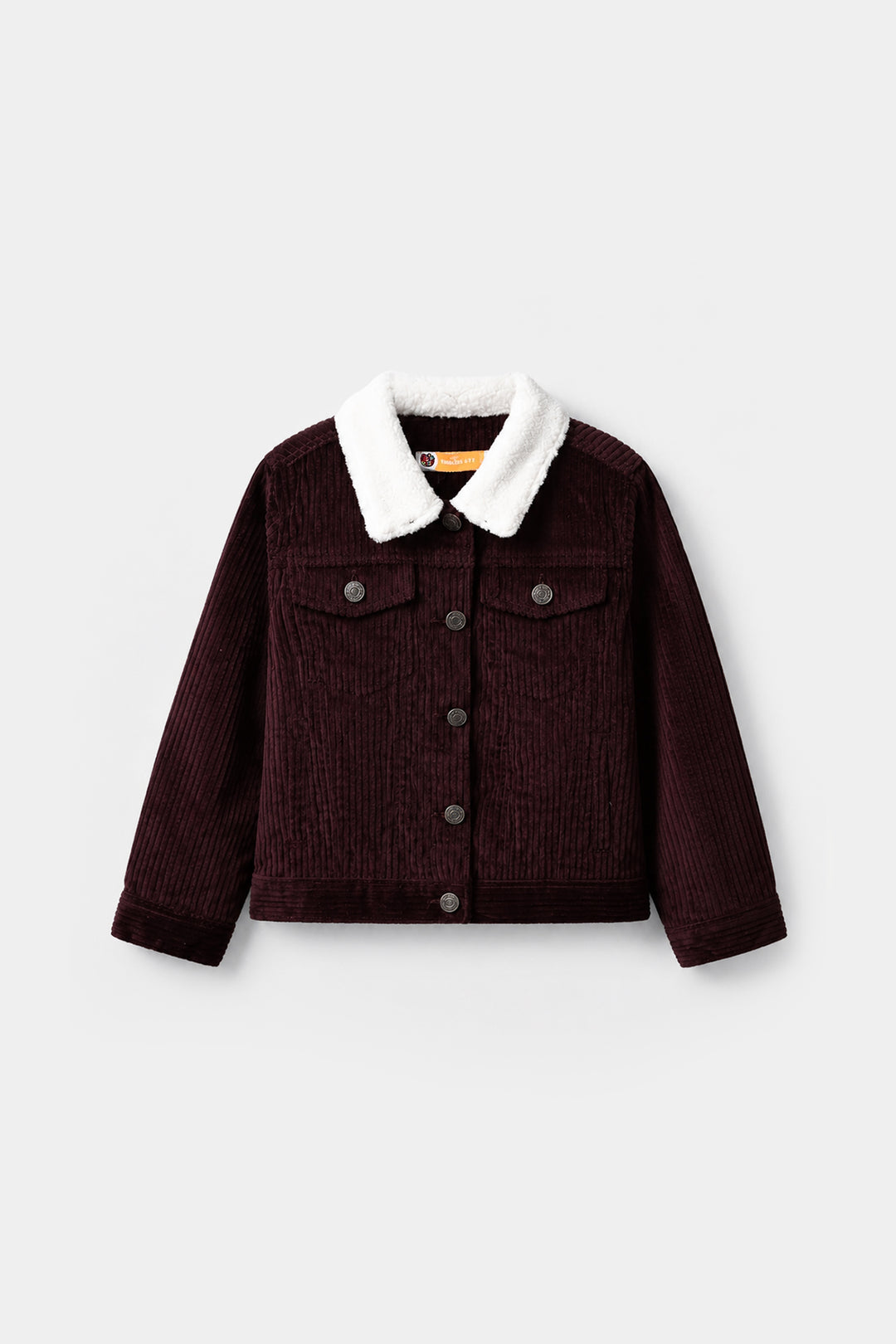 Girls Corduroy Jacket Brown