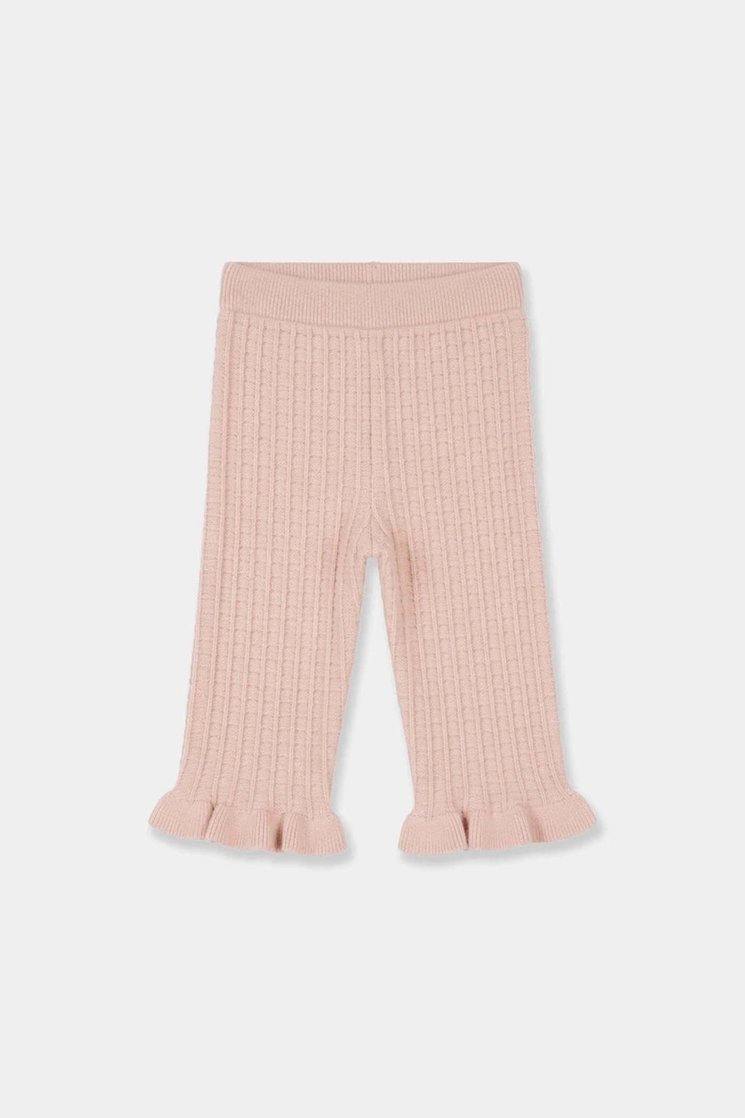 Infant Girls Acrylic Co-ord Set-Box Cabling-Lt.Pink