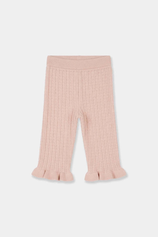 Infant Girls Acrylic Co-ord Set-Box Cabling-Lt.Pink