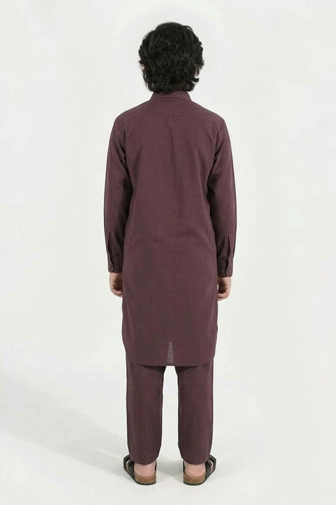 Boys Poly Viscose 2 Piece Suit - Magenta