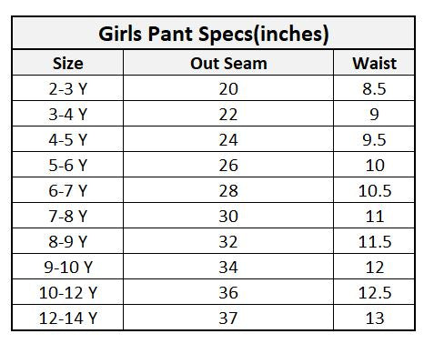 Girls Denim Stretch Pant Basic Culotte-Mid Blue