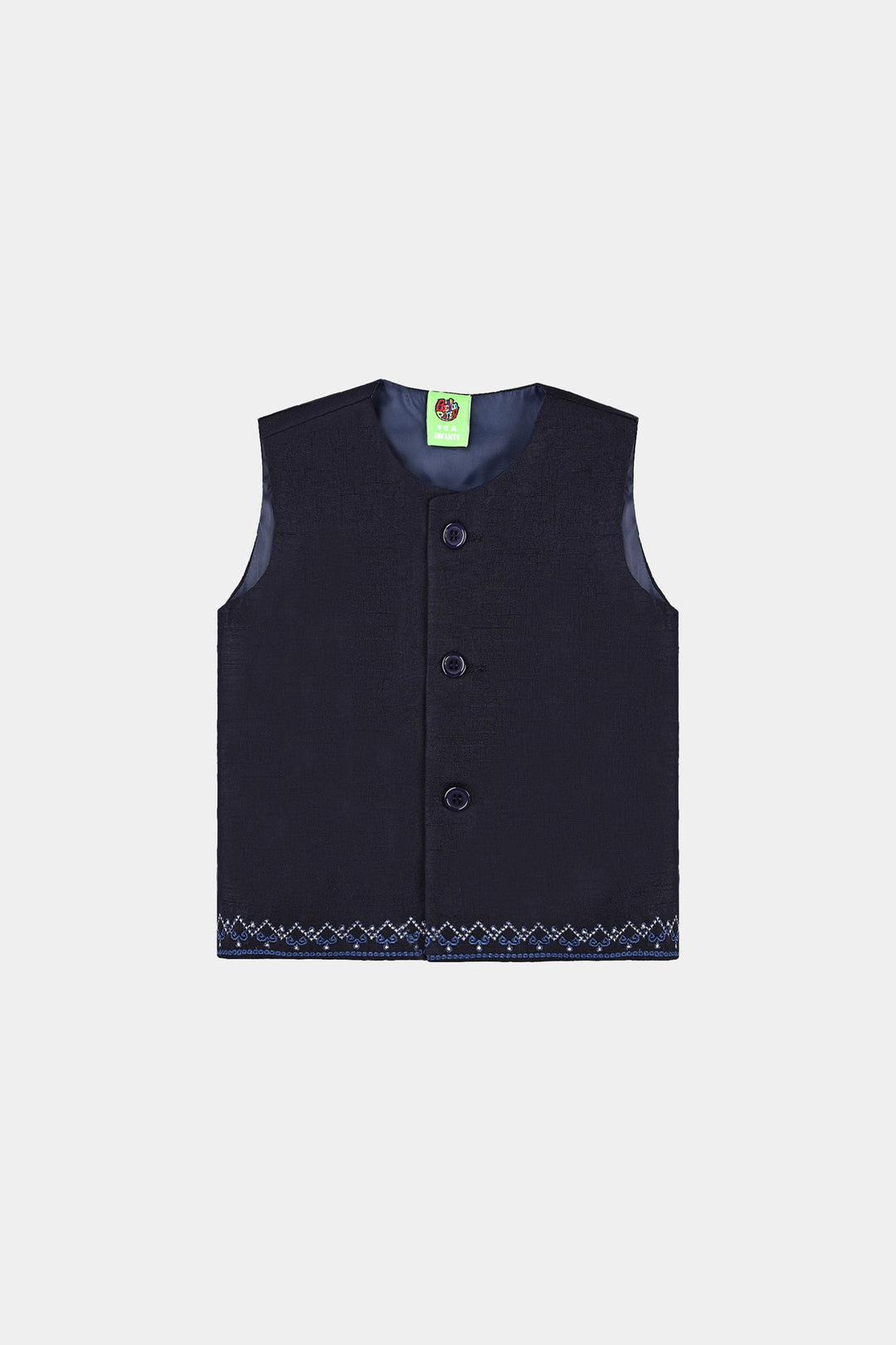 Infant Boys Poly Viscose 3 Piece Suit (Royal)-R/Blue