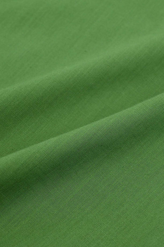 Boys Cotton Kurta Pajama Suit (Forest ELF) - Green
