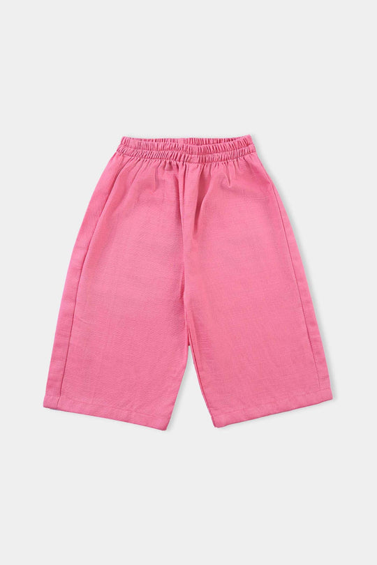 Infant Girls Cotton Slub 2PC Suit Little Fishes-Pink