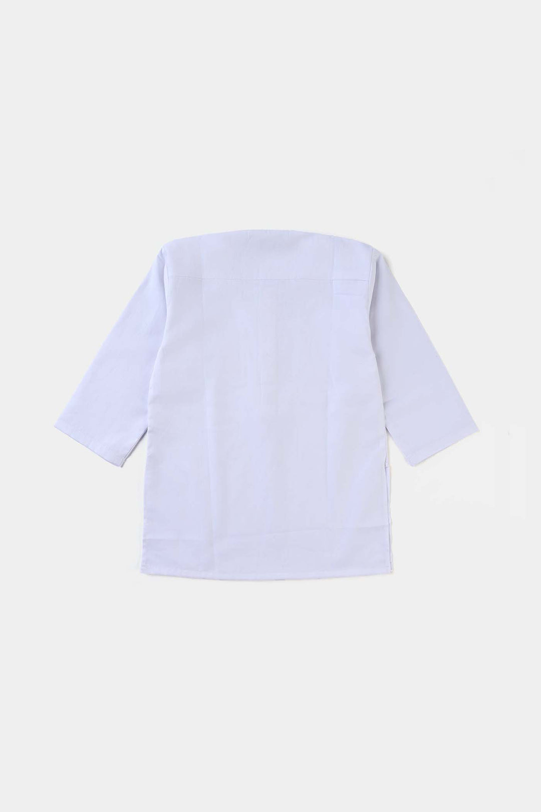 Infant Boys Cotton Poplin Shalwar Suit (Elegant)-White