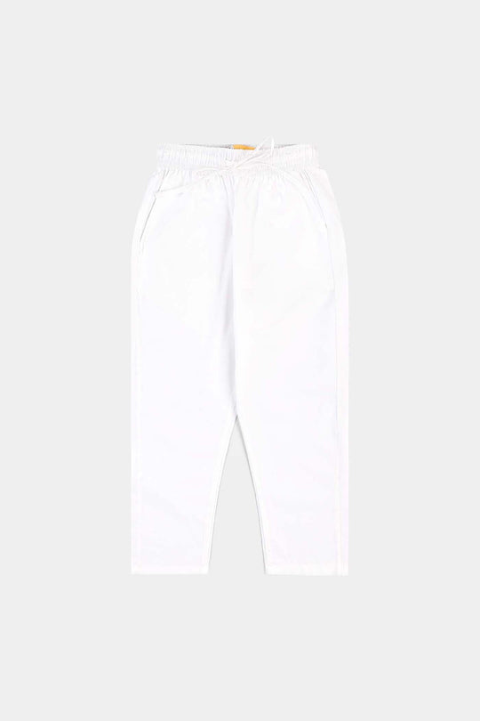 Boys Cotton Eastern Pyjama -Off White