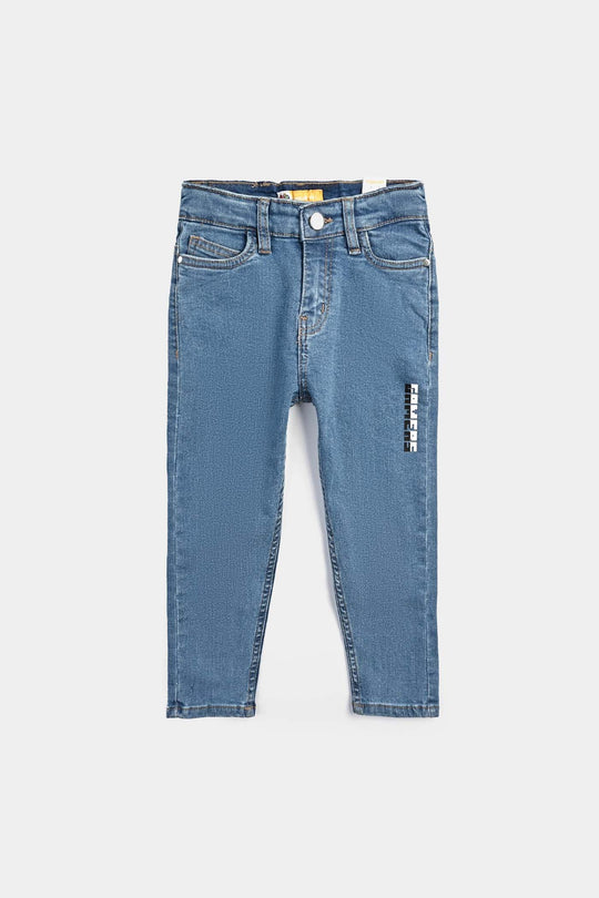 Boys Denim Stretch Pant Game Time-Ice Blue