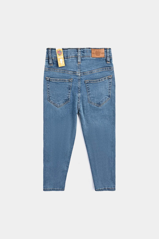 Boys Denim Stretch Pant Game Time-Ice Blue