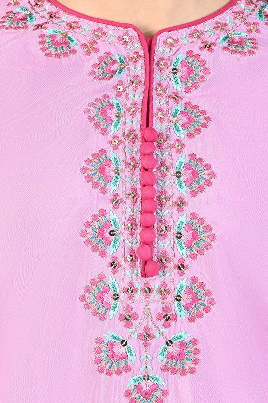 Girls Poly Cambric 3 Pcs Noor-E-Husn