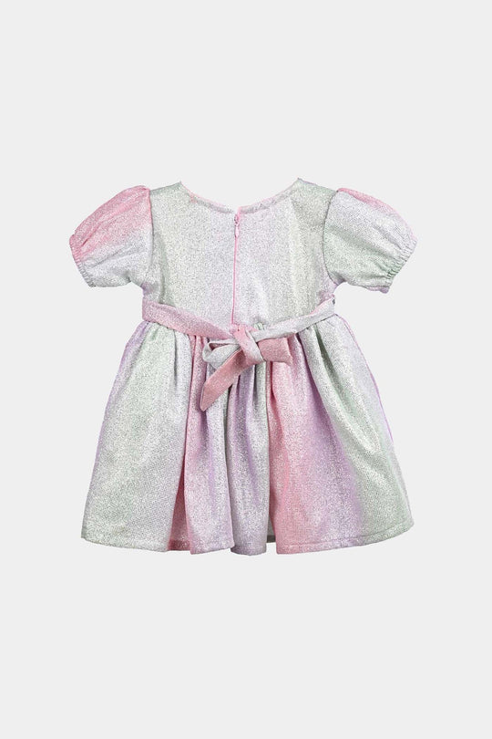 Girls Fancy Frock Sparkling-Multi
