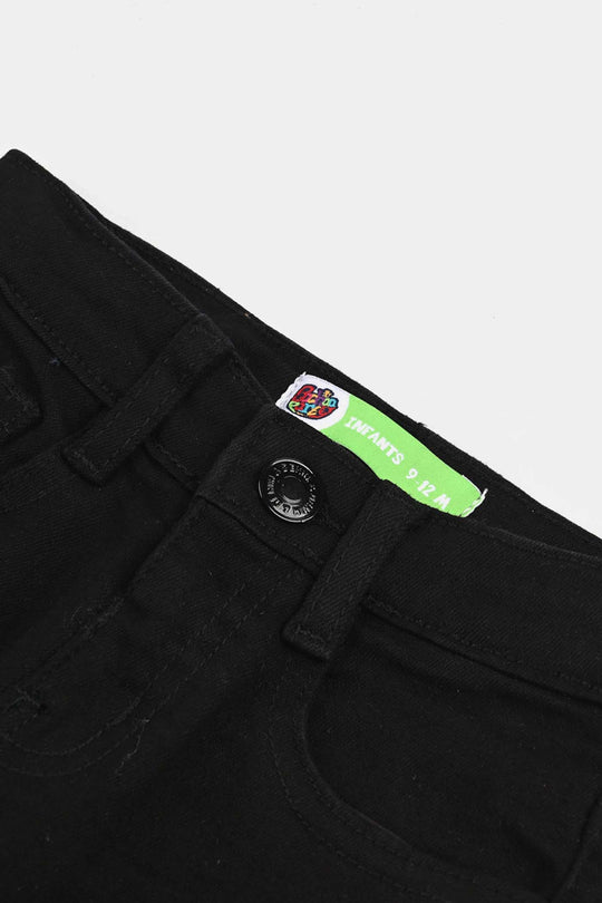 Infant Boys Denim Stretch Pant Basic