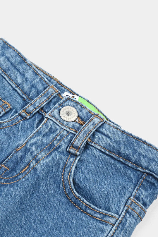 Infant Boys Denim Pant Basic-Ice Blue