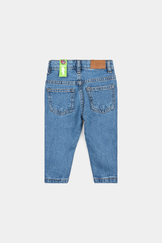 Infant Boys Denim Pant Basic-Ice Blue