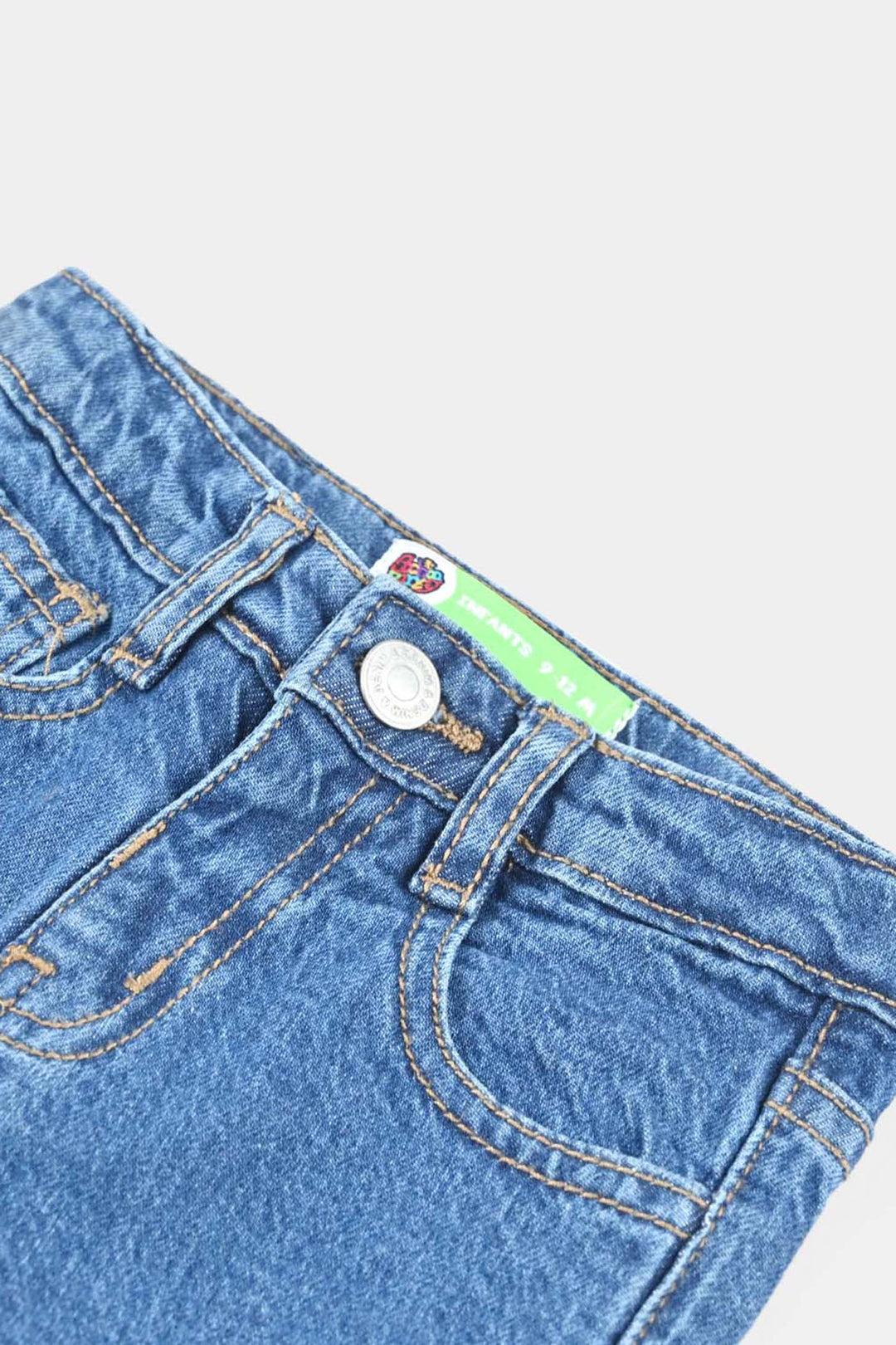 Infant Boys Denim Stretch Pant Basic-LT.Blue