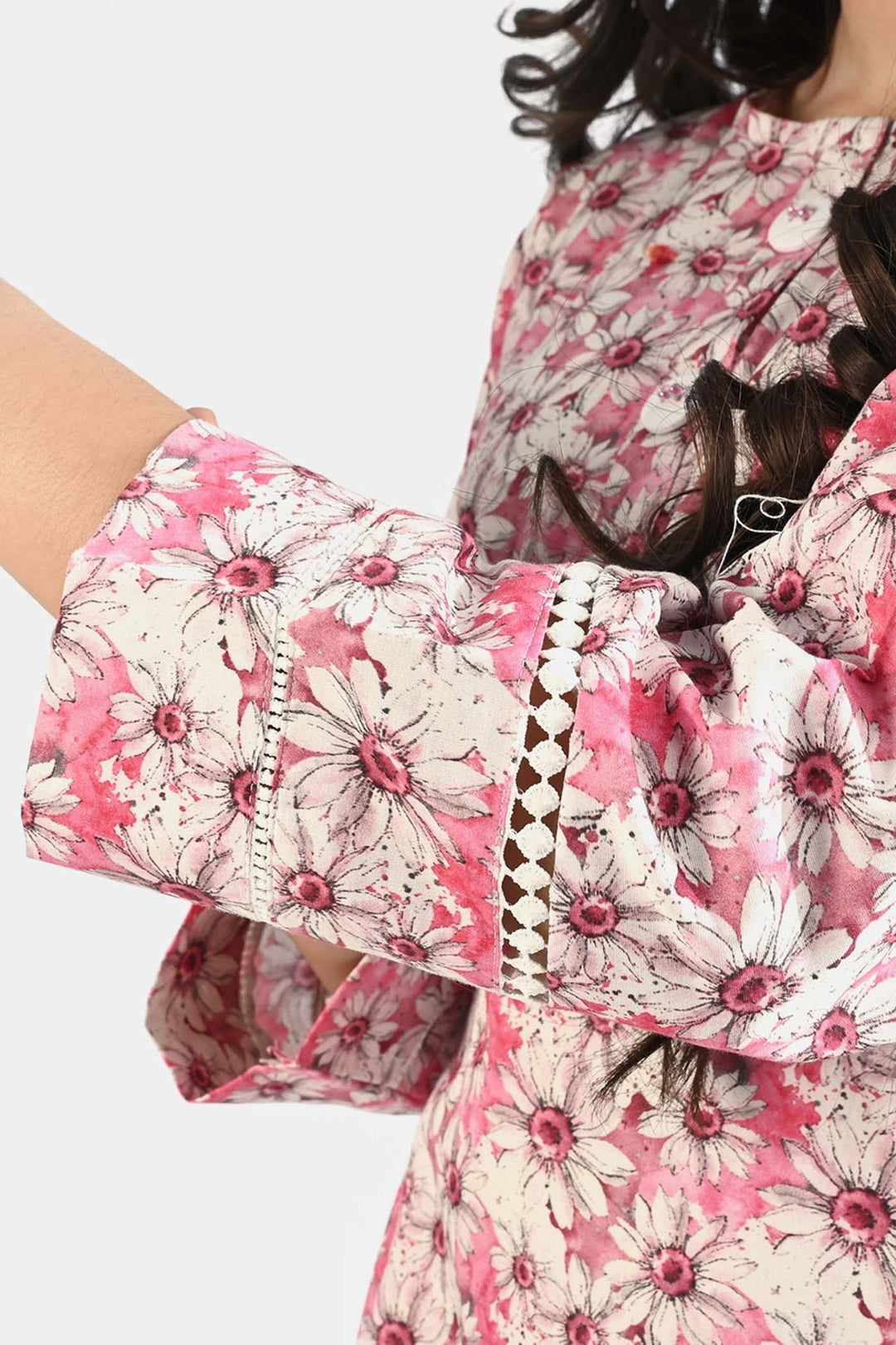 Girls Cotton Poplin Printed 2 Pcs Blossom - Multi