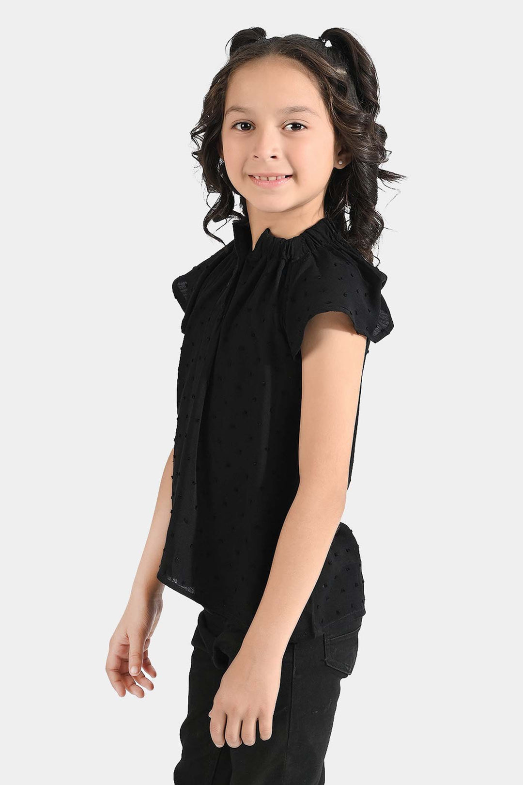 Girls Brochia Casual Top Crop Style