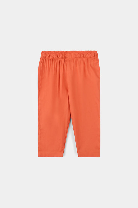 Infant Boys Cotton Poplin Shalwar Suit (Sheep)-BROWN