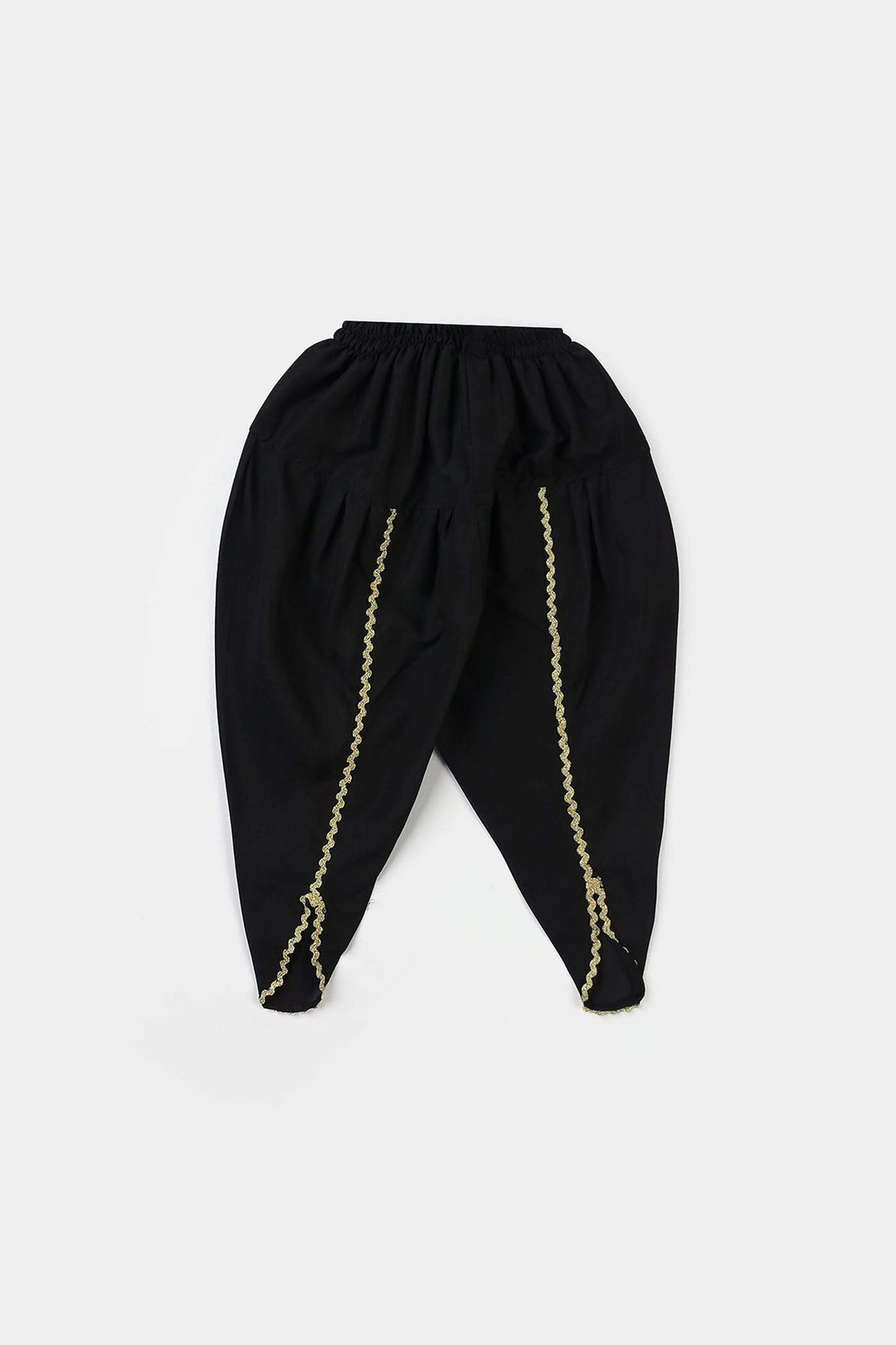 Infant Girls Poly Cambric 2 Pcs Suit Mah-E-Rang-BLACK