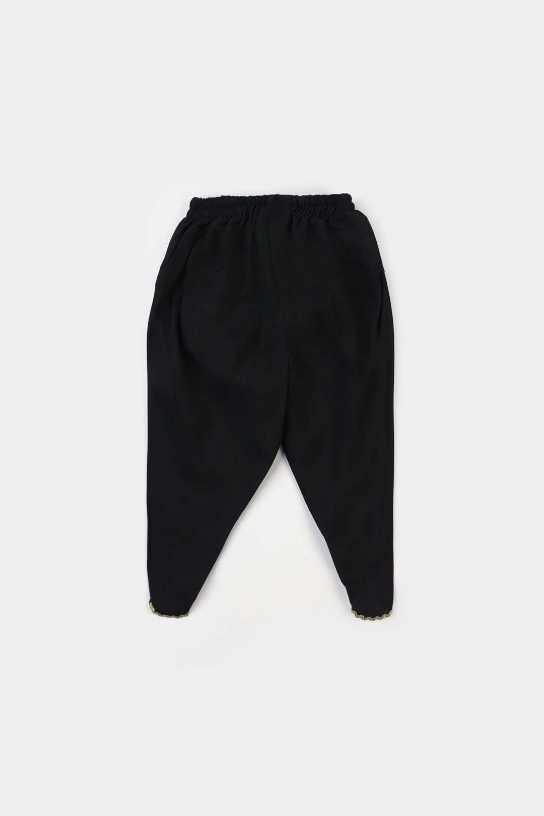 Infant Girls Poly Cambric 2 Pcs Suit Mah-E-Rang-BLACK
