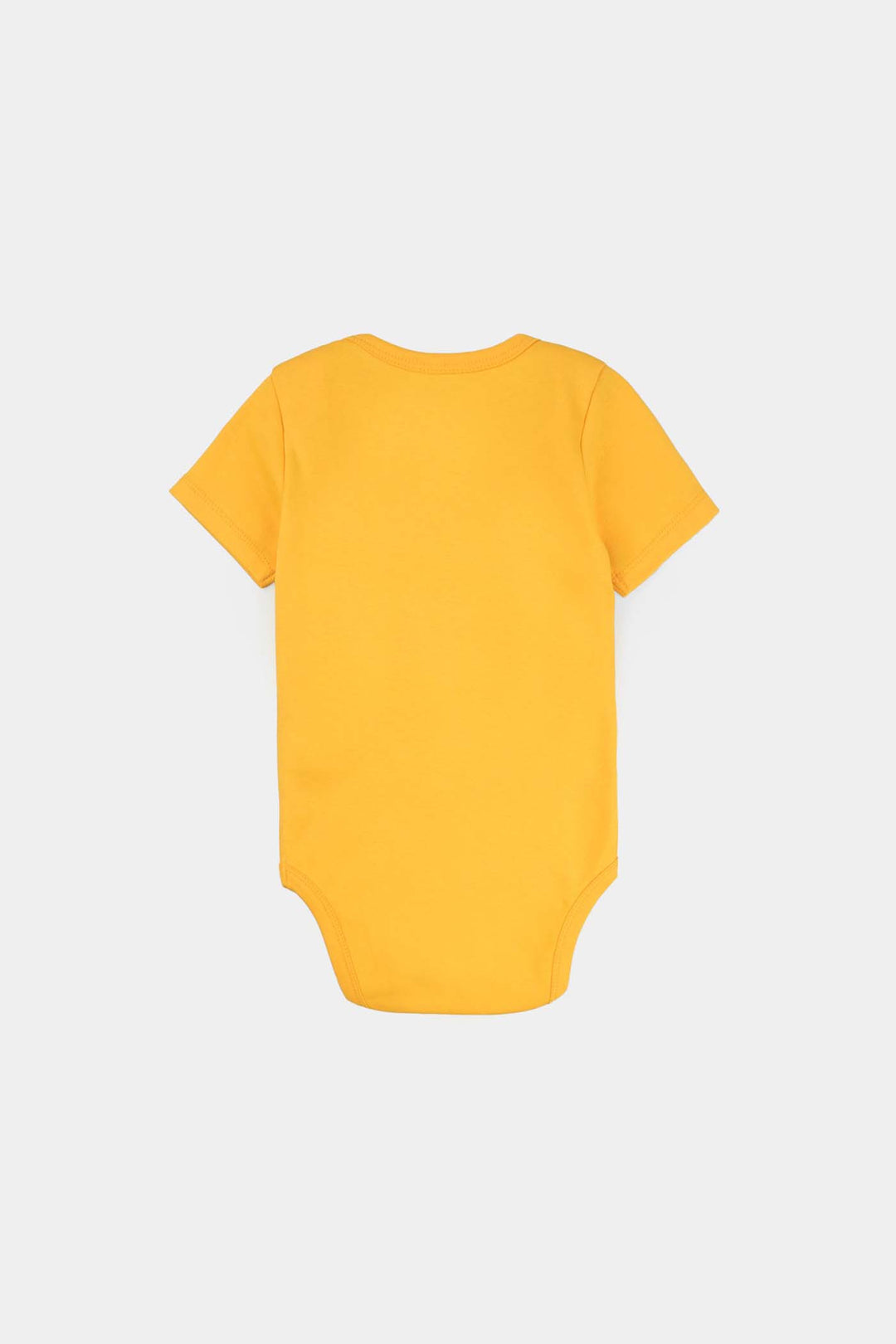 Infant Unisex Cotton Interlock Romper Best Phuppo Ever-Citrus